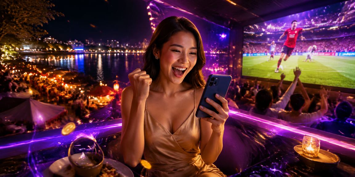 Người chơi trải nghiệm casino trực tuyến xs3mien tại chợ đêm Hà Nội trên điện thoại di động